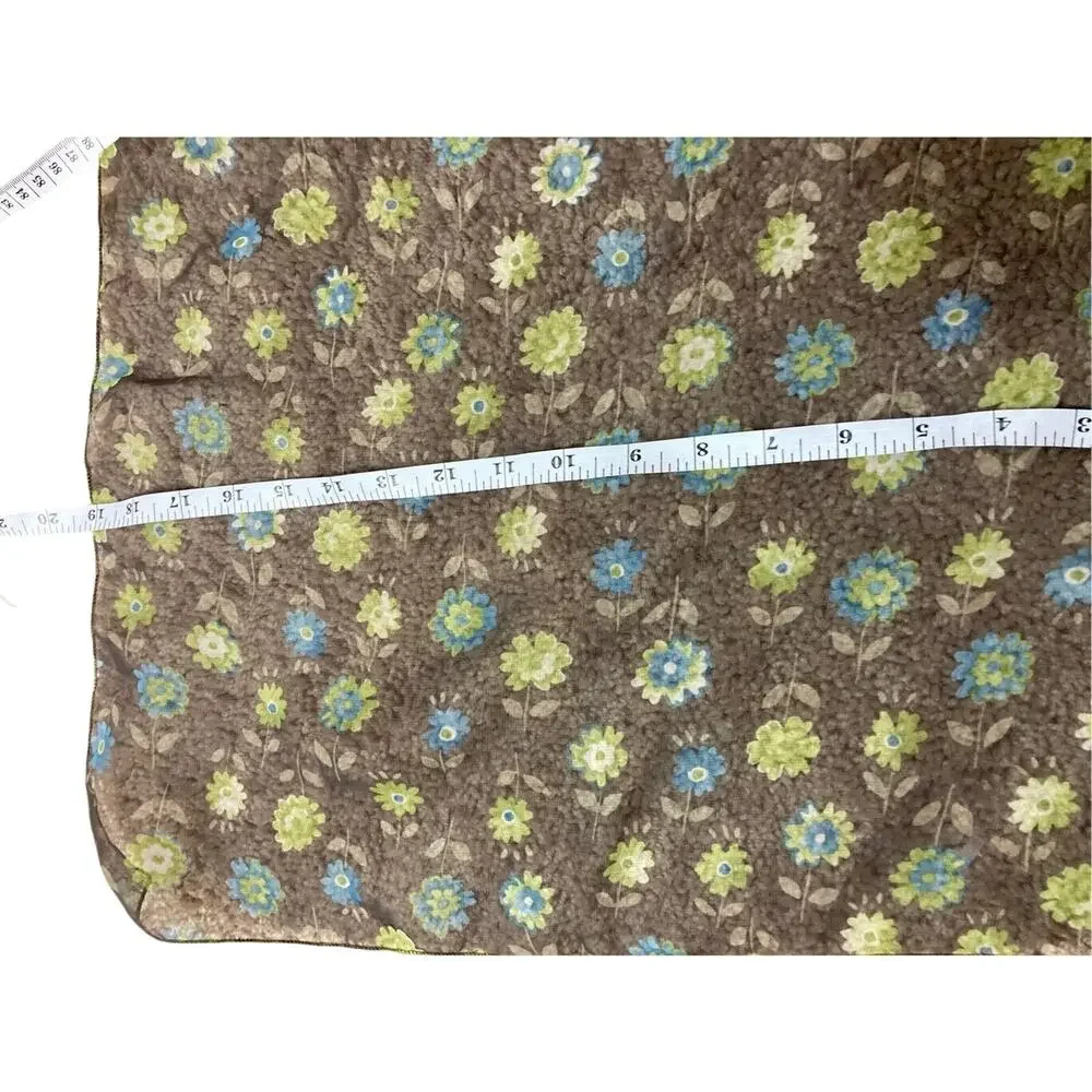 Cottage Black Dainty Floralcore Bloom Hair Piece  Head Scarf